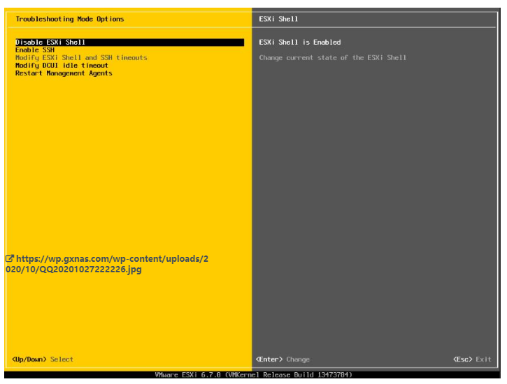ESXI6.7取消管理口的网卡直通的教程-第3张图片-挨踢攻城狮